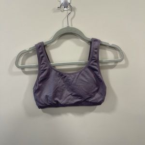 Fabletics lilac sports bra